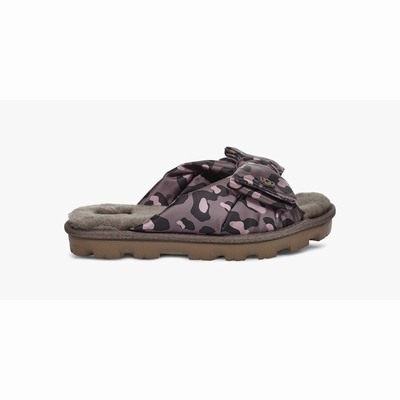 Chinelos UGG Lushette Puffer Mulher Ardósia | PT-XYJFQ